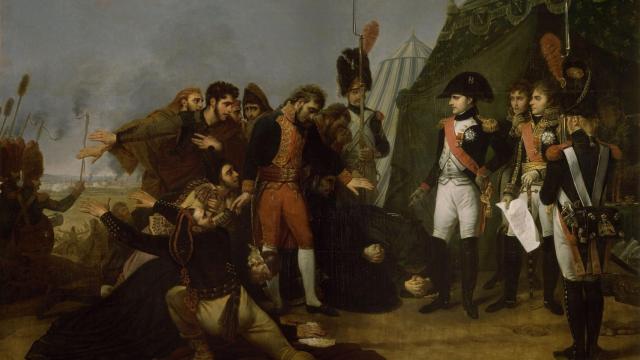 'Napoleón acepta la rendición de Madrid, 4 de diciembre de 1808', un óleo de Antoine-Jean Gros.