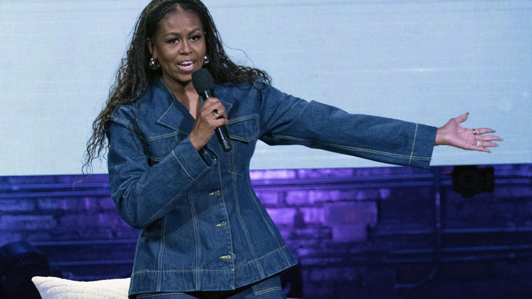 Michelle Obama, durante la promoción de su nuevo libro.
