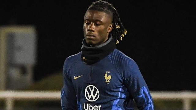 Eduardo Camavinga, con la selección de Francia
