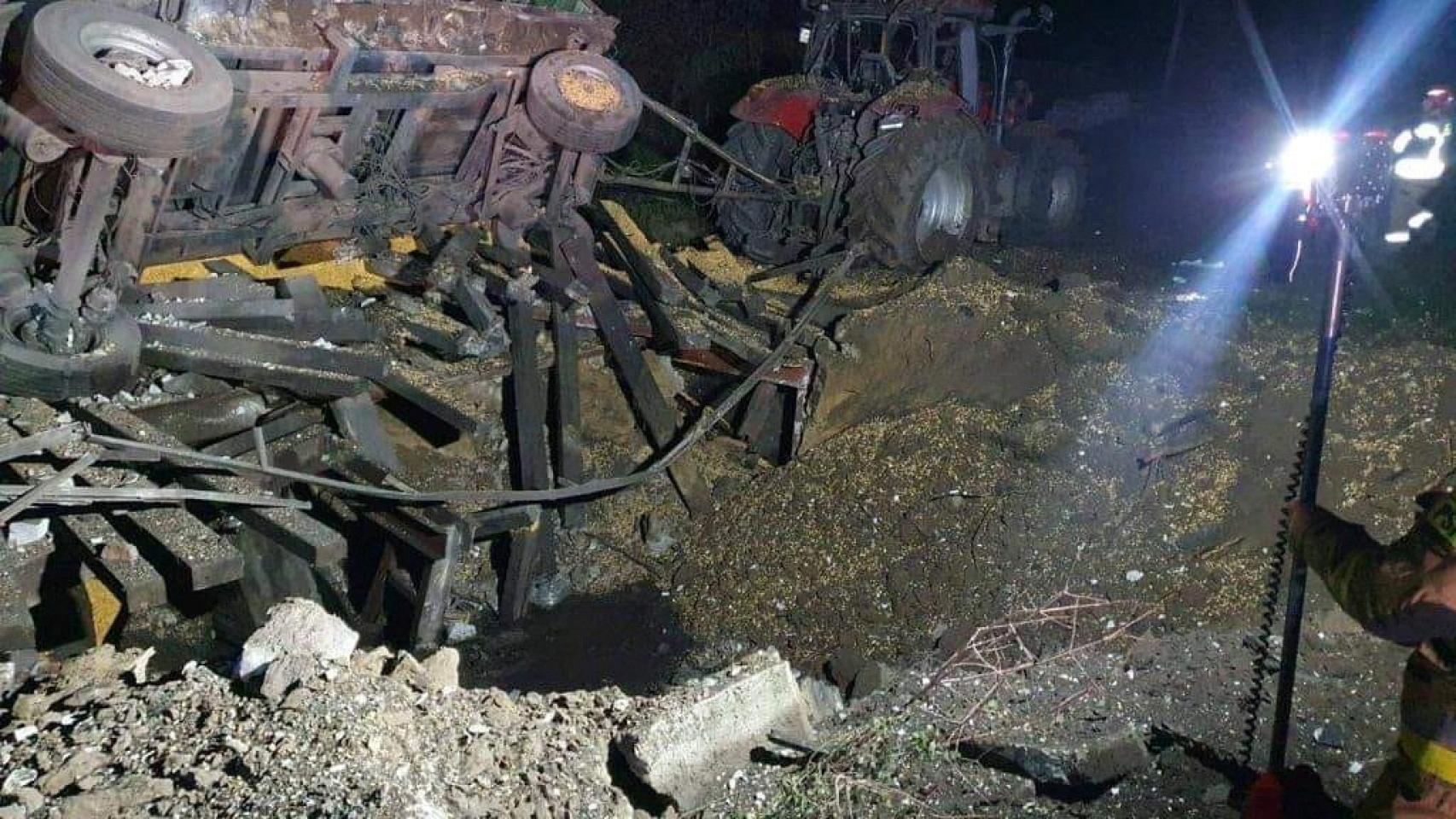 Imagen de la ciudad polaca de Przewodow, donde ha tenido lugar la explosión.