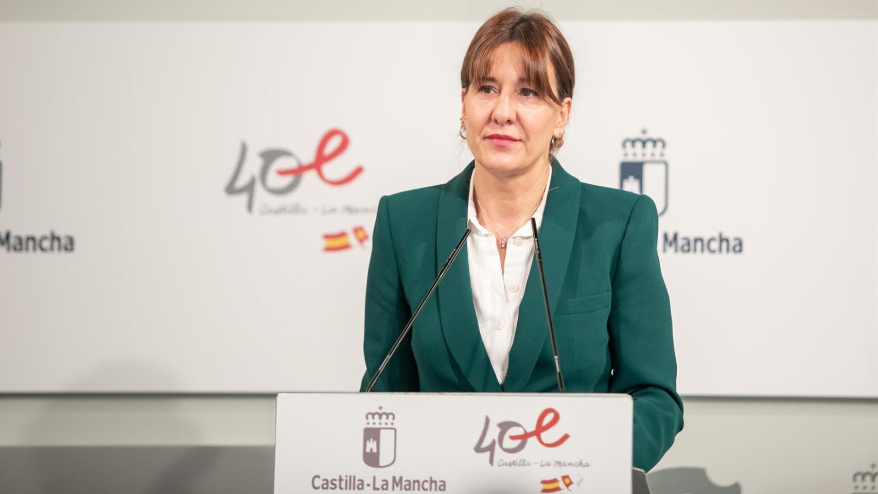 Blanca Fernández, consejera portavoz del Gobierno de Castilla-La Mancha