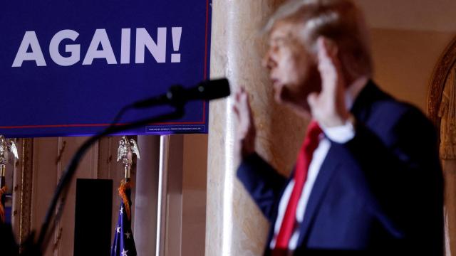 El expresidente de los Estados Unidos, Donald Trump, durante un acto político.