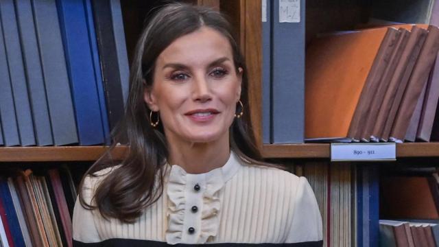 Letizia en su segunda jornada en Zagreb, Croacia.