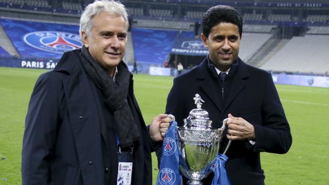 Jean-Martial Ribes y Nasser Al-Khelaïfi