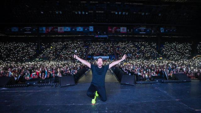 George Harris en el Luna Park de Buenos Aires.
