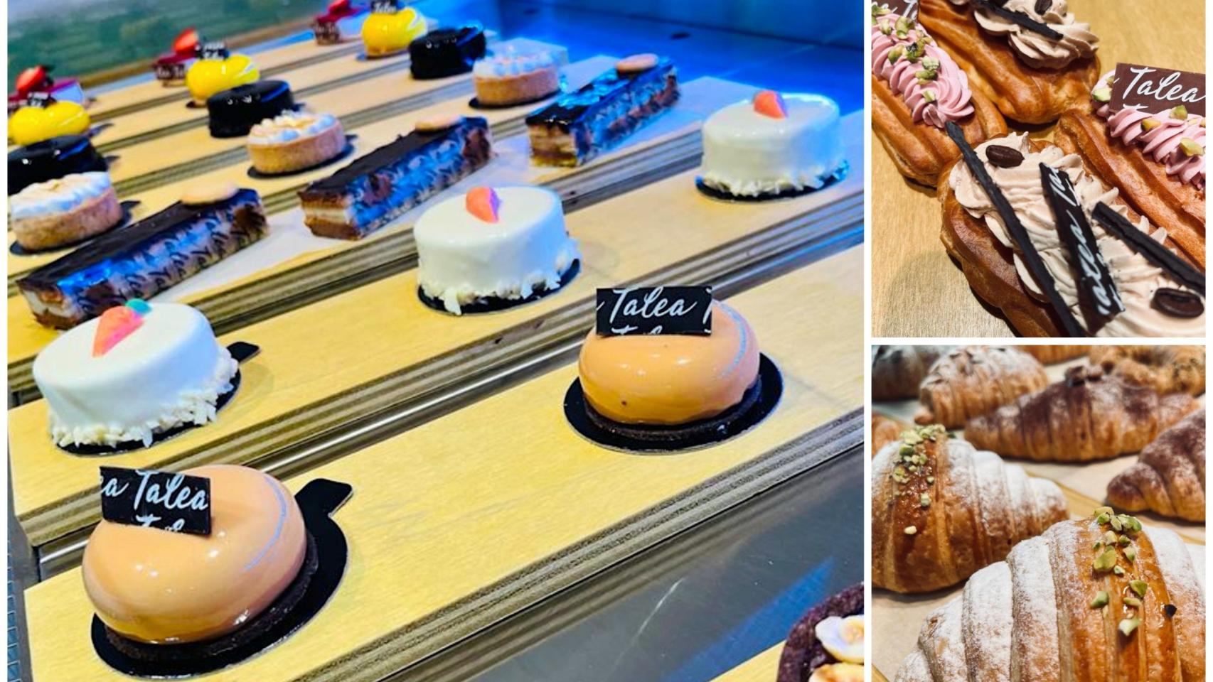 Individuales, croissants rellenos y otras variedades en Talea