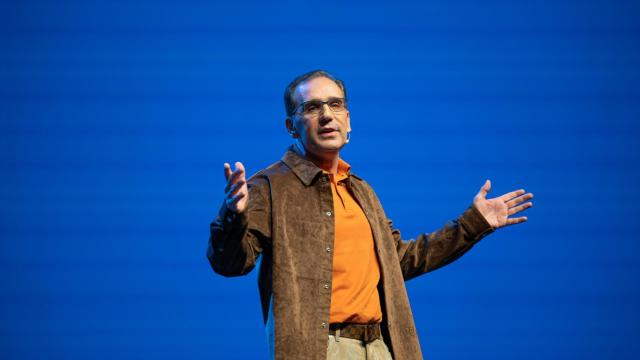 Chano Fernández durante una conferencia en Estocolmo el 16 de noviembre de 2022.