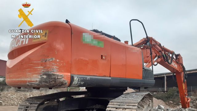 Detienen a un hombre en Burgos por robar gasóleo de una excavadora