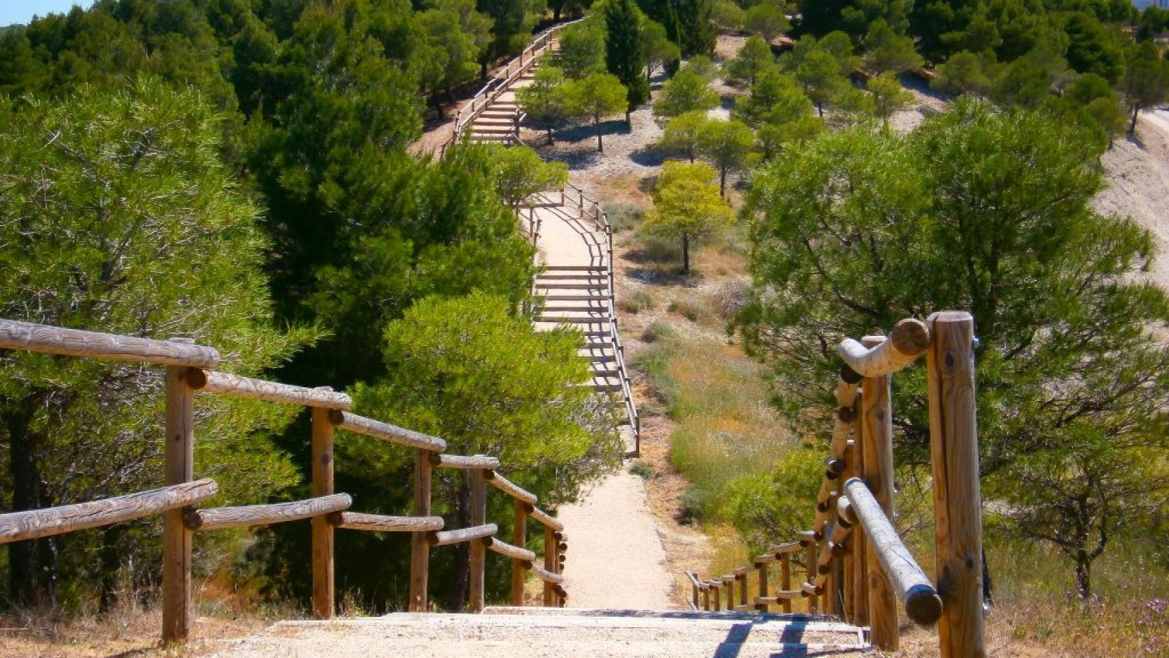 Mirador del Pico, en pleno casco urbano.