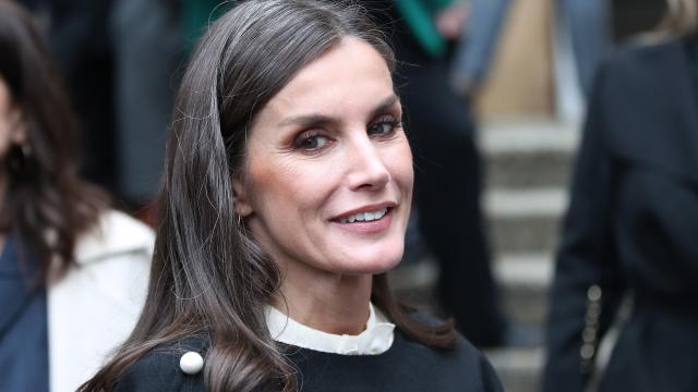 La reina Letizia en su último acto público, en Croacia.