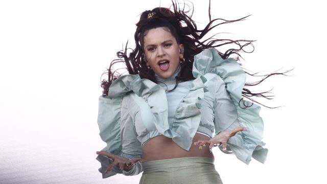 Rosalía durante una actuación en el festival Mad Cool 2019. Foto: Gtres