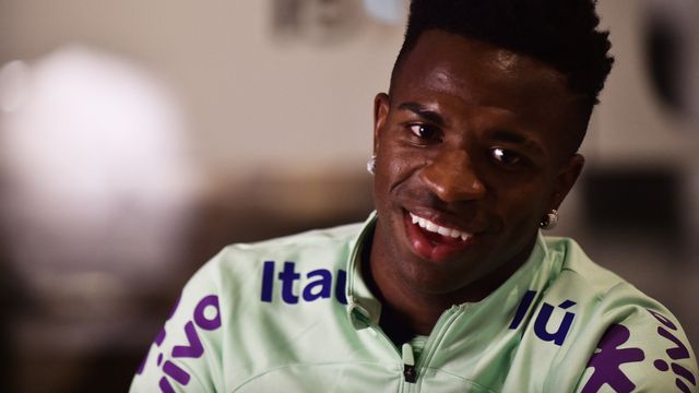 Vinicius, en la entrevista.