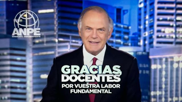 Imagen del del periodista albaceteño Pedro Piqueras en el Día de la Enseñanza