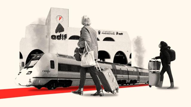 Diseño con el tren S-598 de Algeciras.