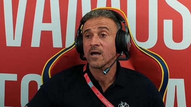 Luis Enrique, en su segundo directo.