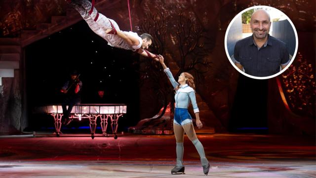 Una imagen del espectáculo Crystal de Cirque du soleil.