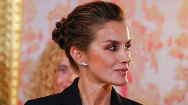 Letizia en la recepción de los participantes de la OTAN.