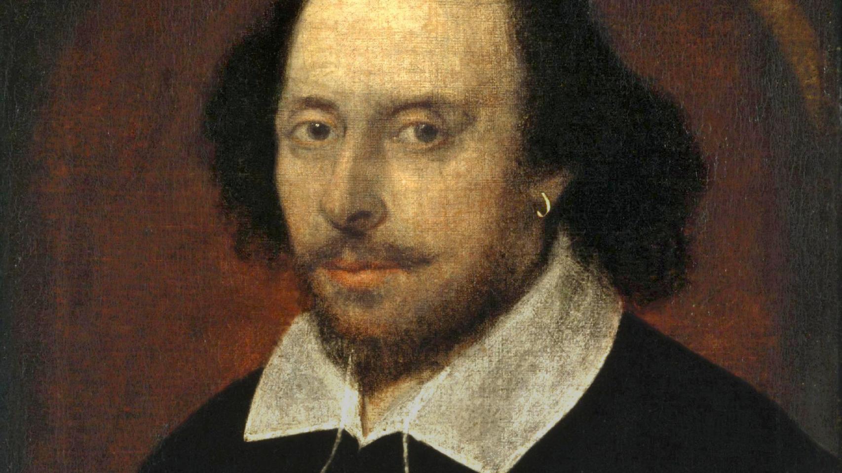 El 'Retrato Chandos' de William Shakespeare, atribuido a John Taylor, aunque su autenticidad está sin confirmar. National Portrait Gallery
