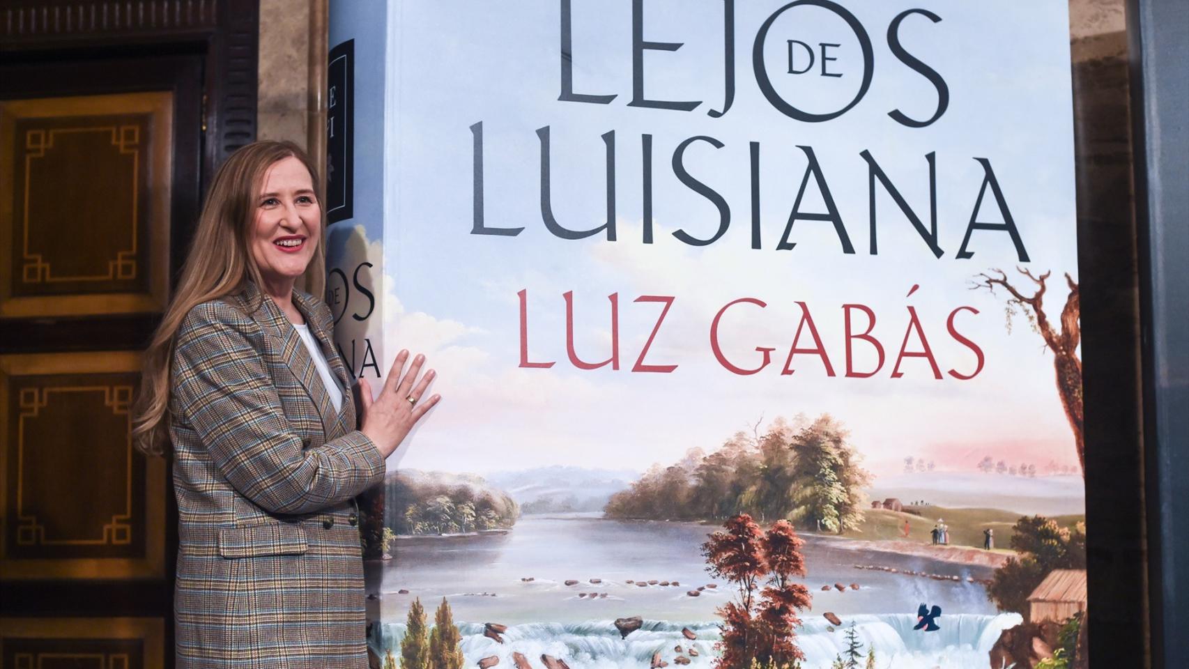 Luz Gabás, durante la presentación de su premiada novela en Madrid. Foto: Gustavo Valiente / Europa Press