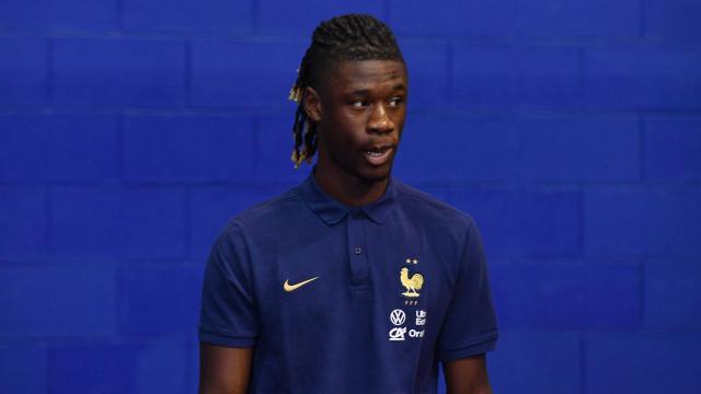 Eduardo Camavinga, con la selección de Francia