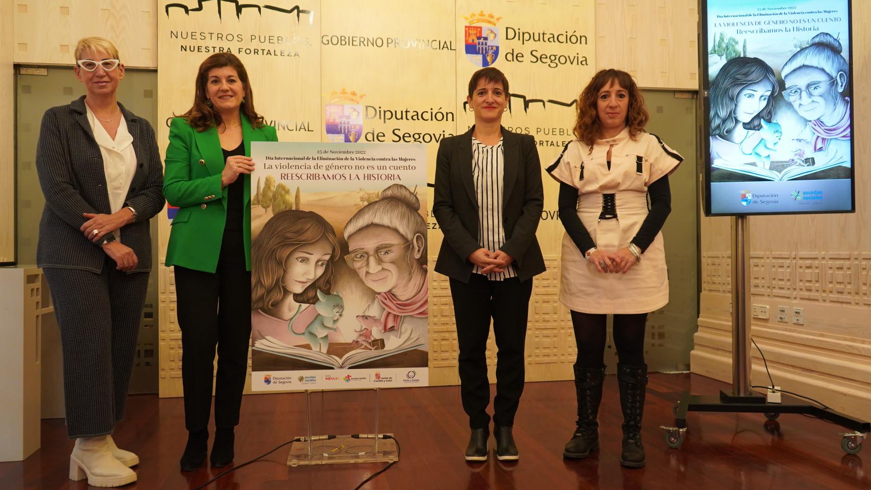 Presentación del 25N de la Diputación de Segovia.