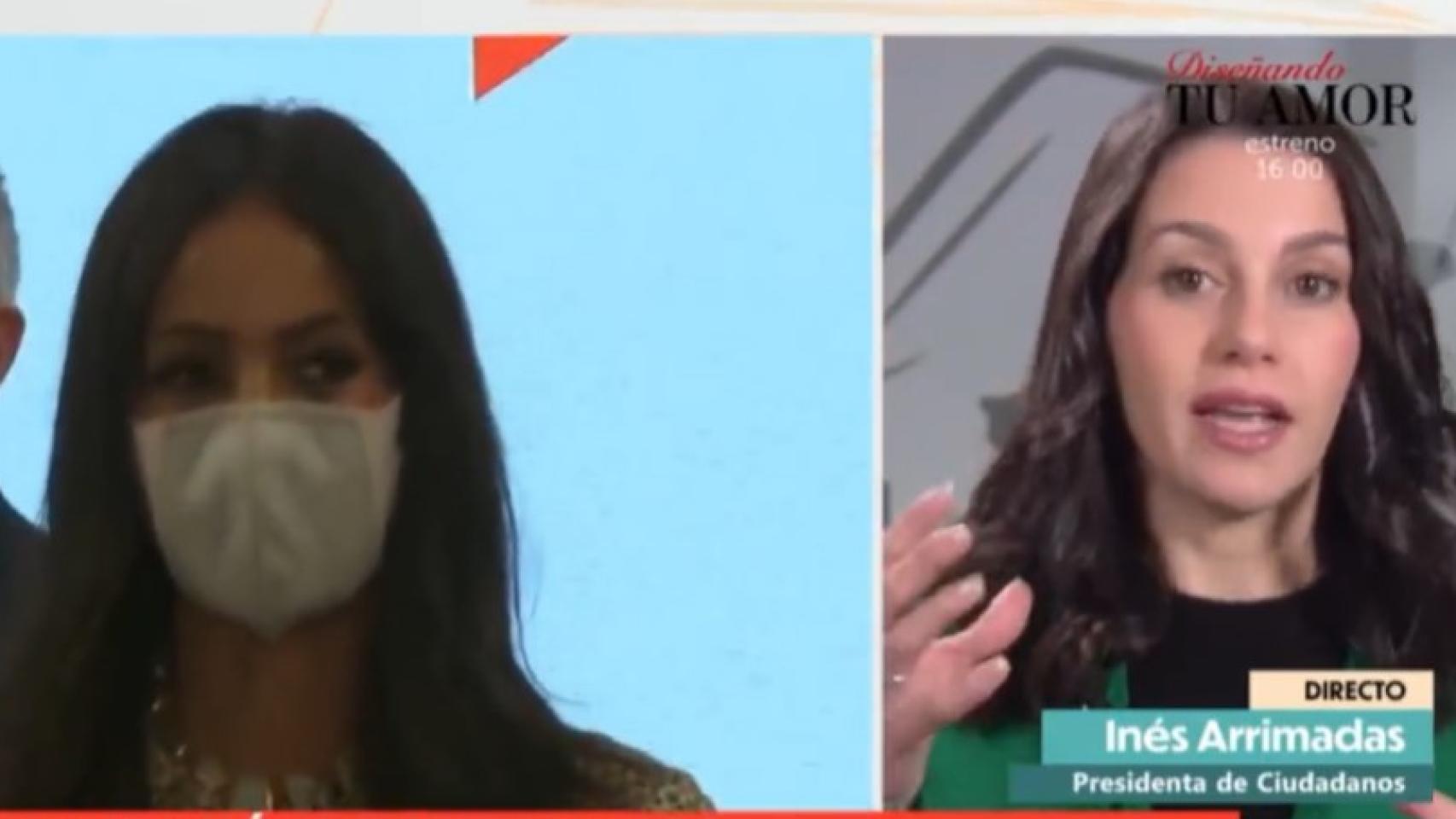 Inés Arrimadas este lunes en una entrevista en TVE.