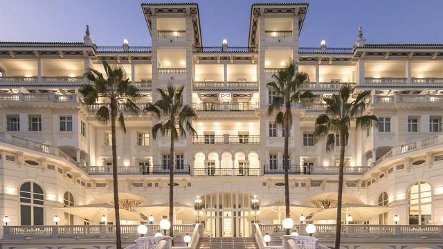 Vista del hotel Miramar.