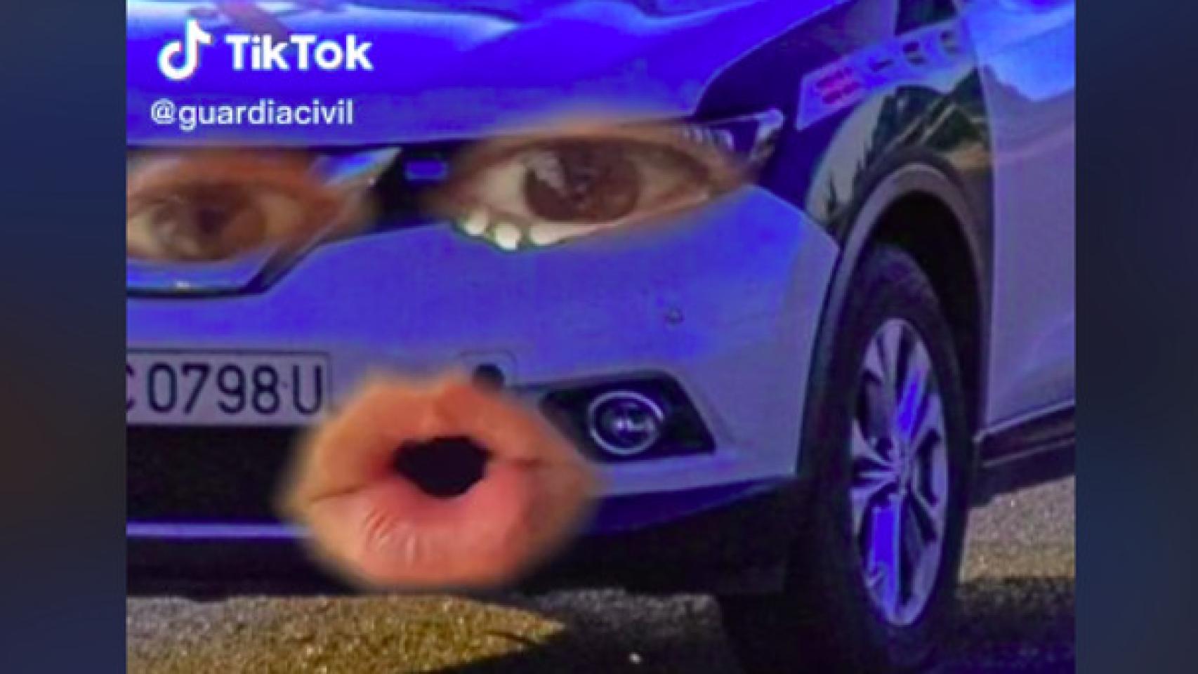 Captura del vídeo de la Guardia Civil.