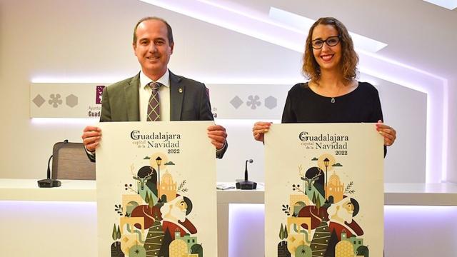 Presentación de la Navidad en Guadalajara. Foto: Ayuntamiento de Guadalajara.