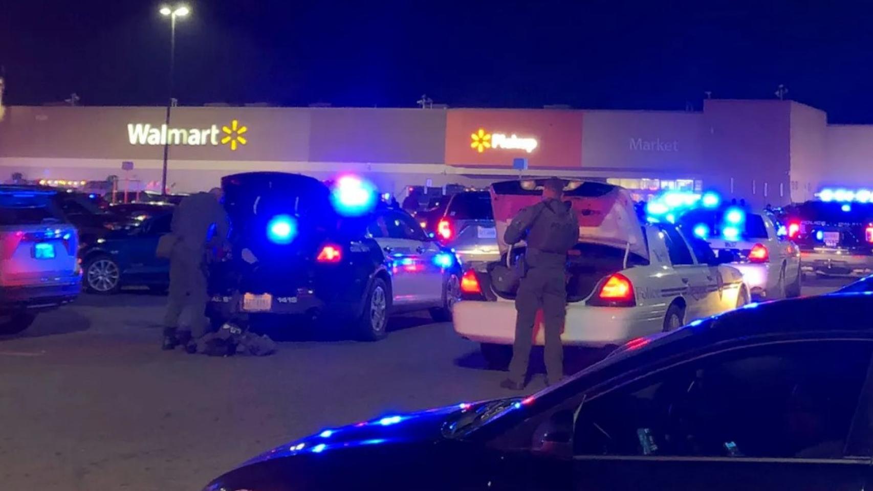 Exterior del supermercado de Walmart de Chesapeake, en Virginia (EEUU)