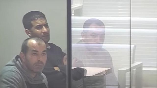 Varios de los acusados, este miércoles, en la Audiencia Nacional.