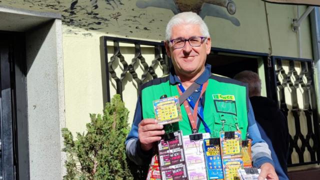 El vendedor Fabián San Juan Fernández