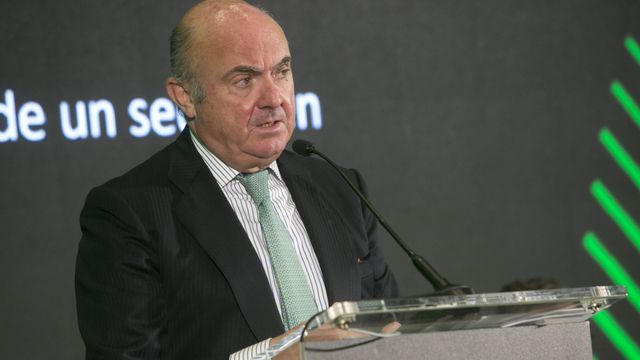 Luis de Guindos, vicepresidente del BCE, durante su intervención en el XXIX Encuentro Financiero de Deloitte.