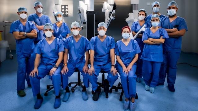 Los miembros de la Unidad Funcional de Aparato Digestivo y Cirugía