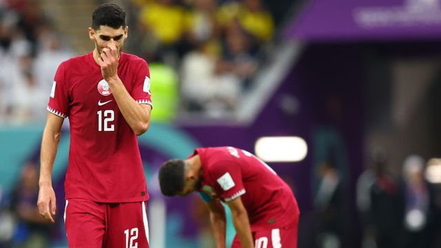 Karim Boudiaf y Hassan Al-Haydos, hundidos tras perder contra Ecuador