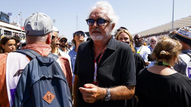 Flavio Briatore en el Gran Premio de Abu Dhabi de Fórmula 1