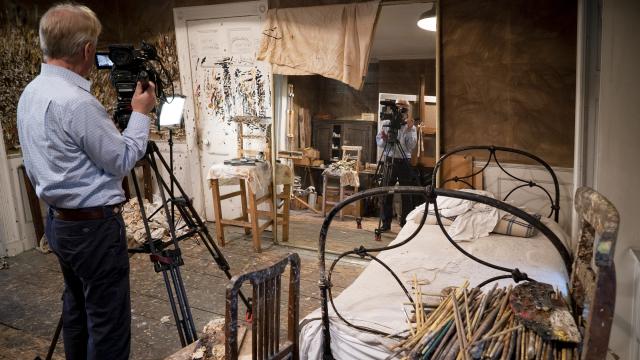 Un momento del documental 'Lucian Freud: a self portrait', dirigido por David Bickerstaff