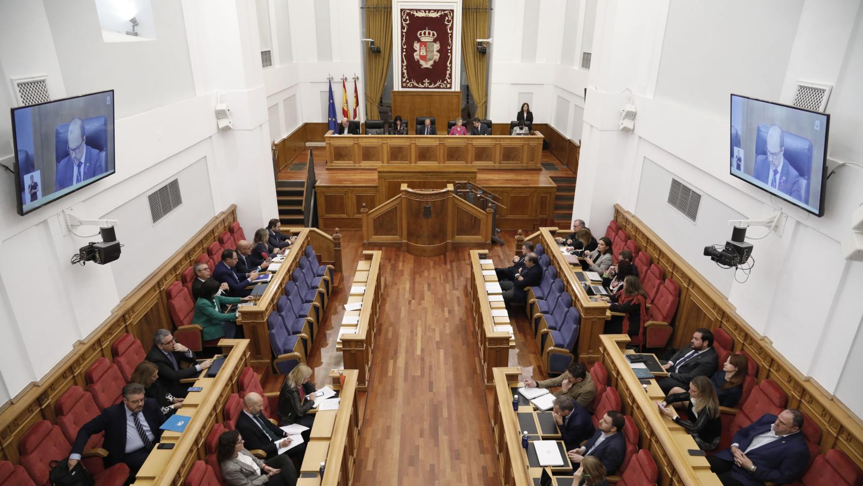 Pleno de las Cortes. Foto: Cortes CLM.