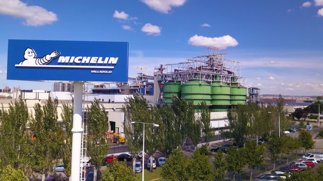 Vista panorámica de la planta que Michelin tiene en Valladolid