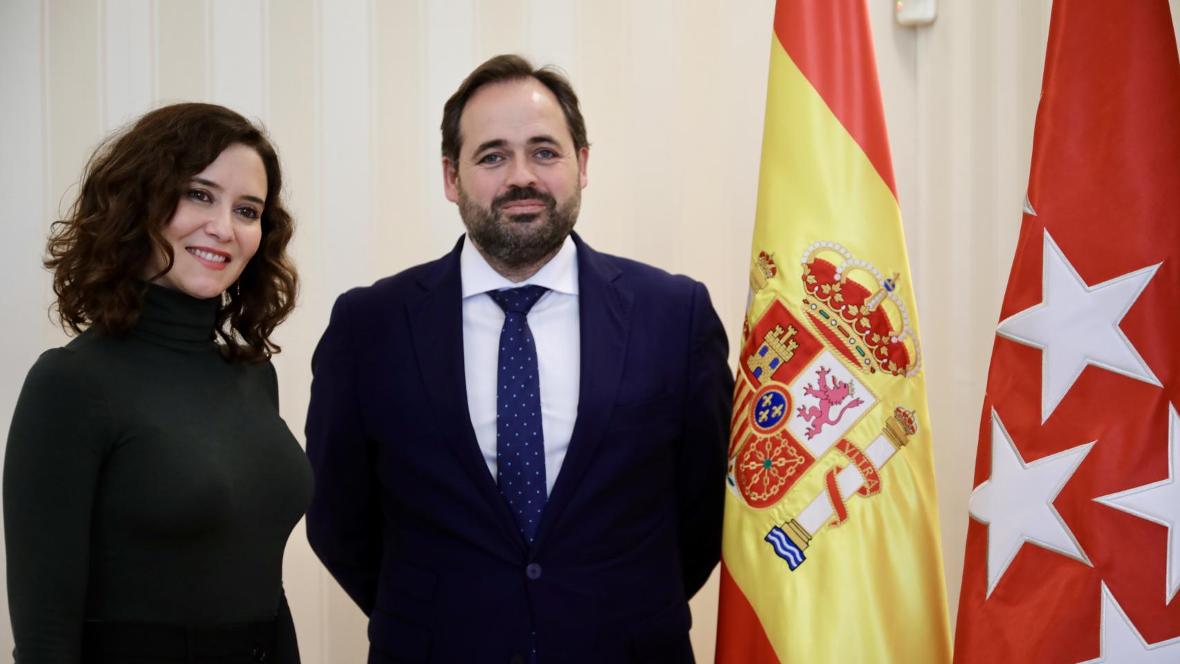 Isabel Díaz Ayuso y Paco Núñez. Foto: PP CLM.