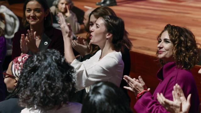La ministra de Igualdad, Irene Montero, asisten un acto institucional celebrado en Madrid