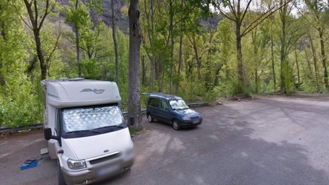 Parking de la playa de Cuenca. Foto: Google Maps.