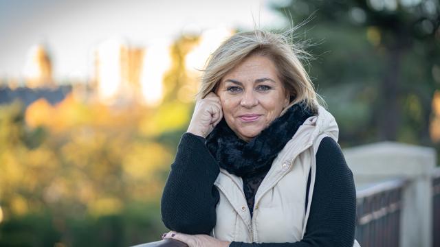 Elena Valenciano, durante la entrevista con EL ESPAÑOL.