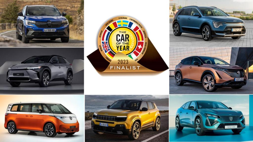 Estos eran los siete candidatos que aspiraban al premio Coche del Año en Europa 2023
