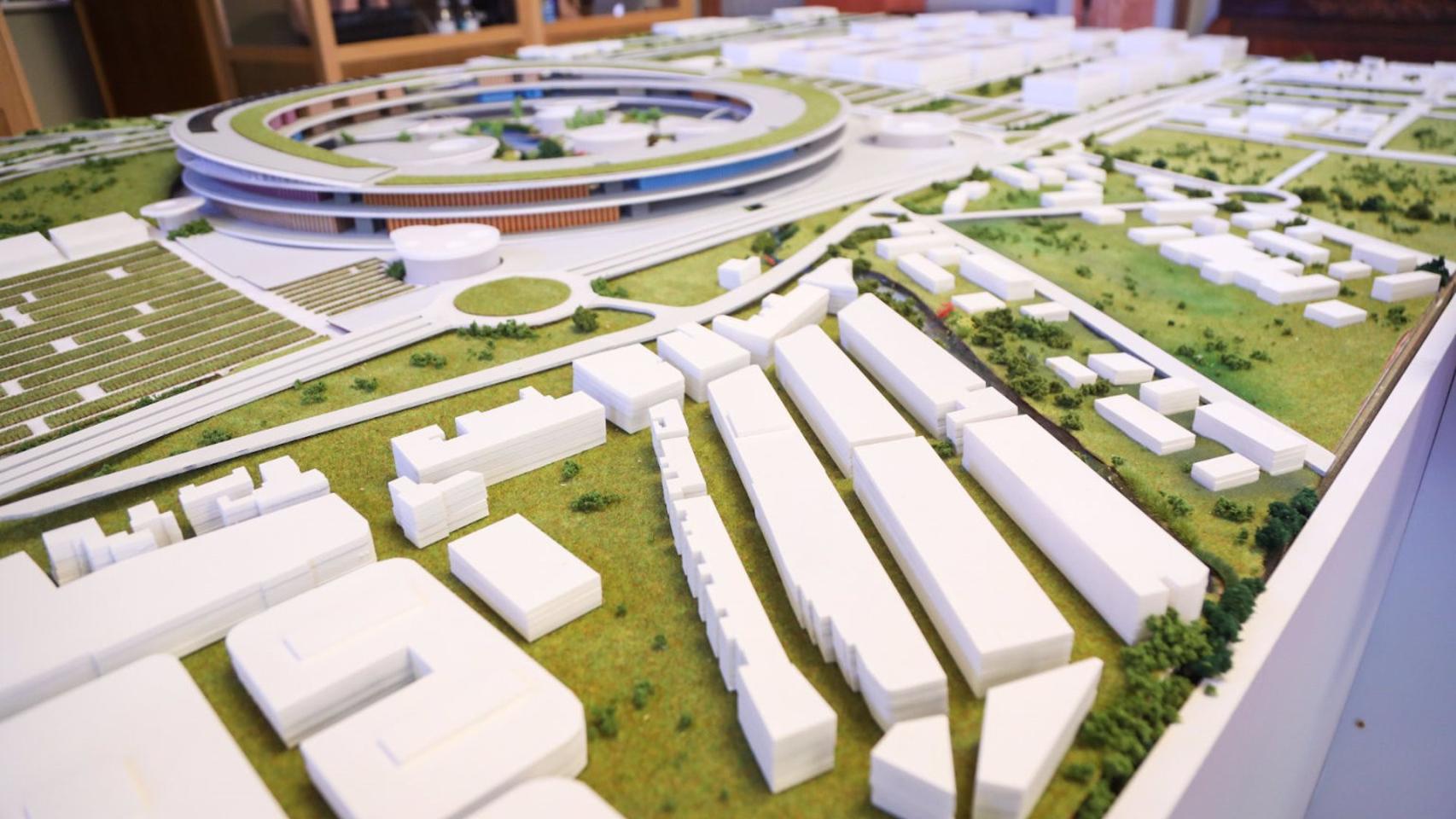 Maqueta de la Expo 2027.