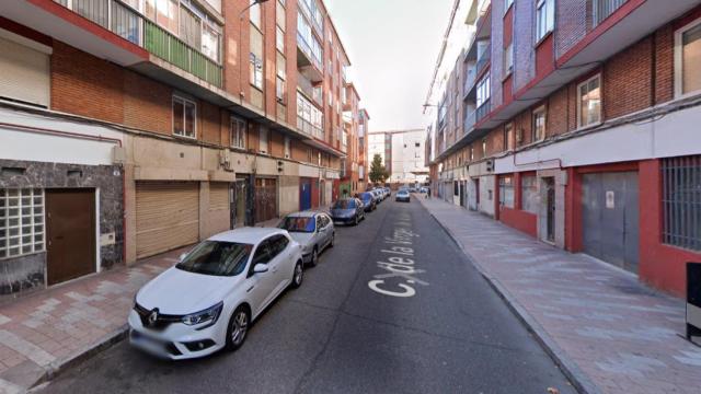 Calle de la Virgen de la Saleta, en Valladolid, donde se ha producido la explosión