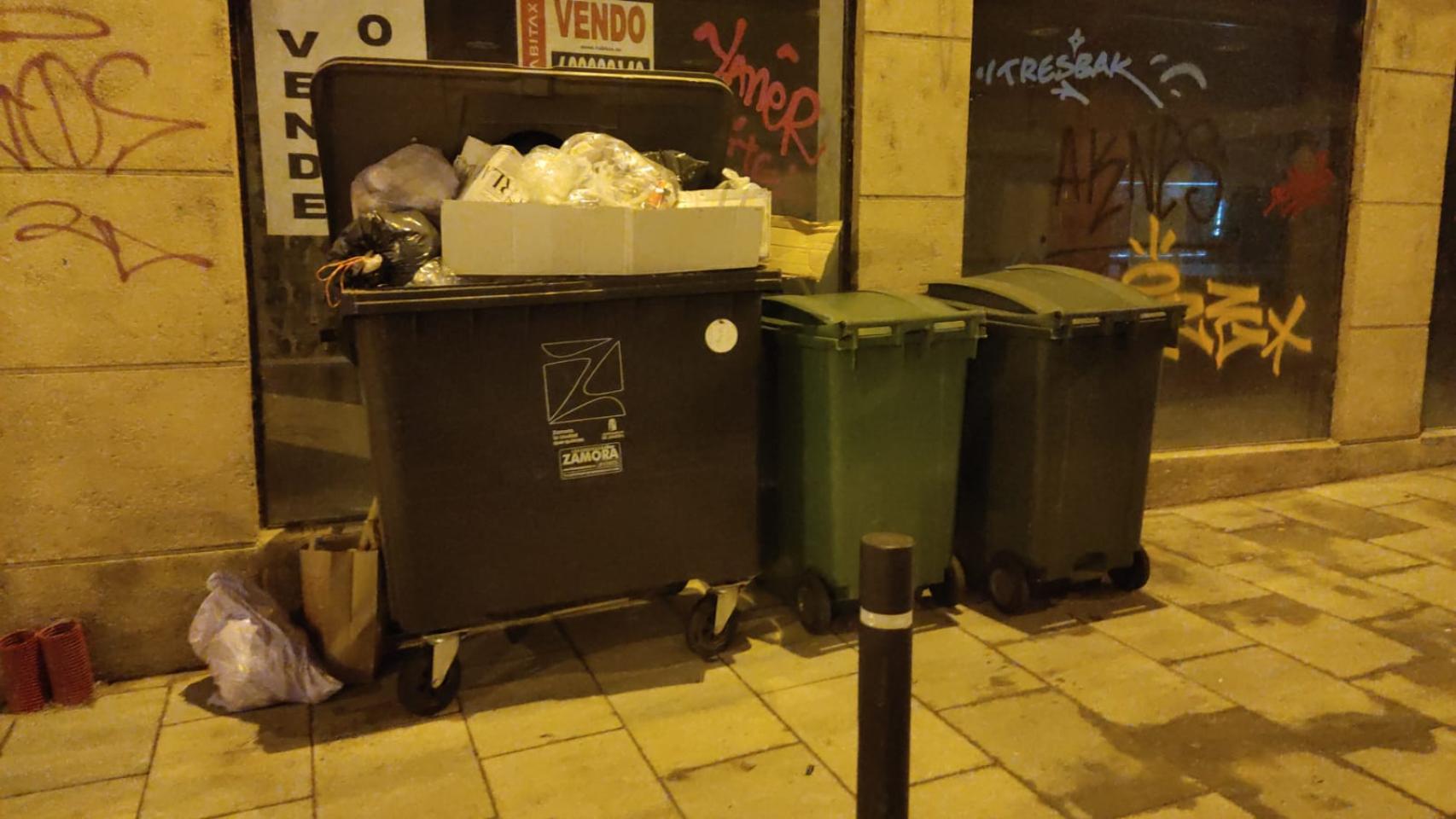 Contenedores de la ciudad de Zamora