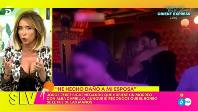 'Sálvame' asegura que hay más imágenes de Jorge Pérez y Alba Carrillo.