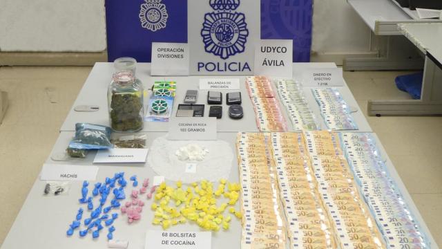 Las sustancias estupefacientes incautadas