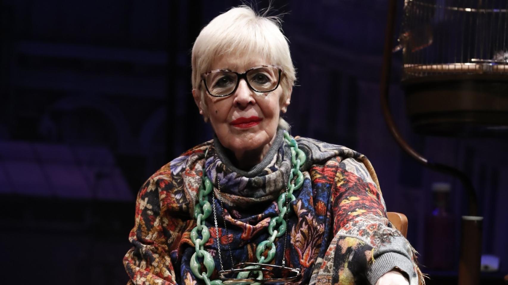 La veterana actriz Concha Velasco en una imagen tomada en octubre de 2020 en Madrid, en el teatro Reina Victoria.